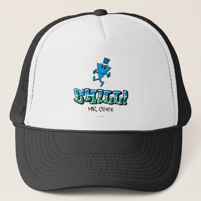 Mr. Cool Chilling Out Trucker Hat (Front)