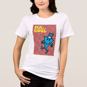 Mr. Cool   Colourful Background Tri-Blend Shirt