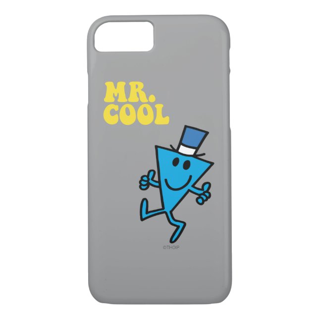 Mr. Cool | Yellow Lettering Case-Mate iPhone Case (Back)