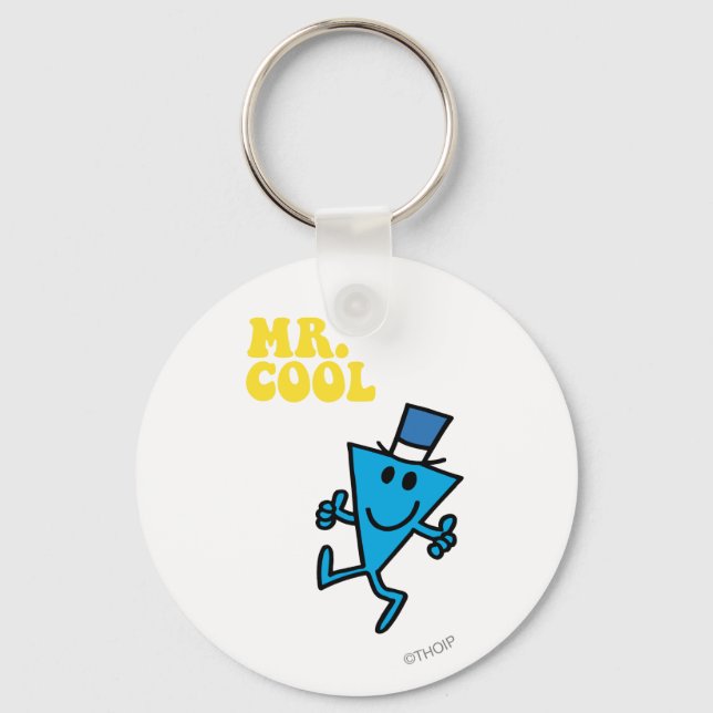 Mr. Cool | Yellow Lettering Keychain (Front)