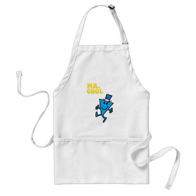 Mr. Cool | Yellow Lettering Standard Apron (Front)