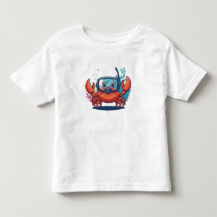 Mr. Crab Gone Scuba Diving Toddler T-shirt