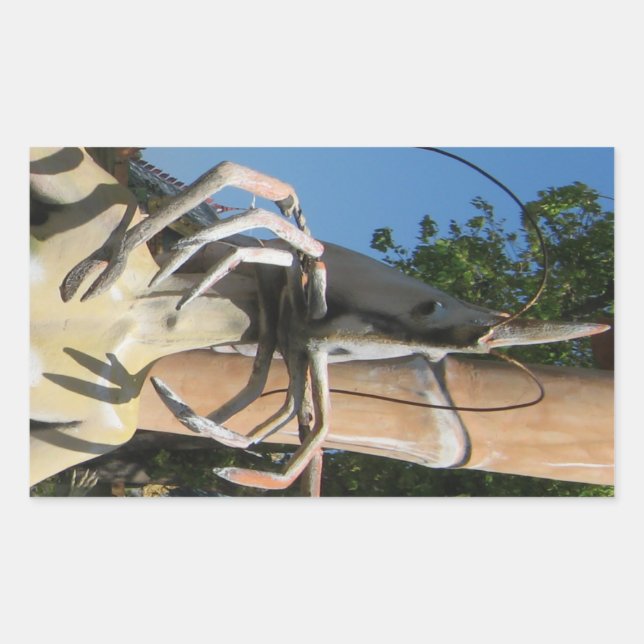 Mr Crustacean AKA Lobster Head ... Buddhist Hell Sticker (Front)