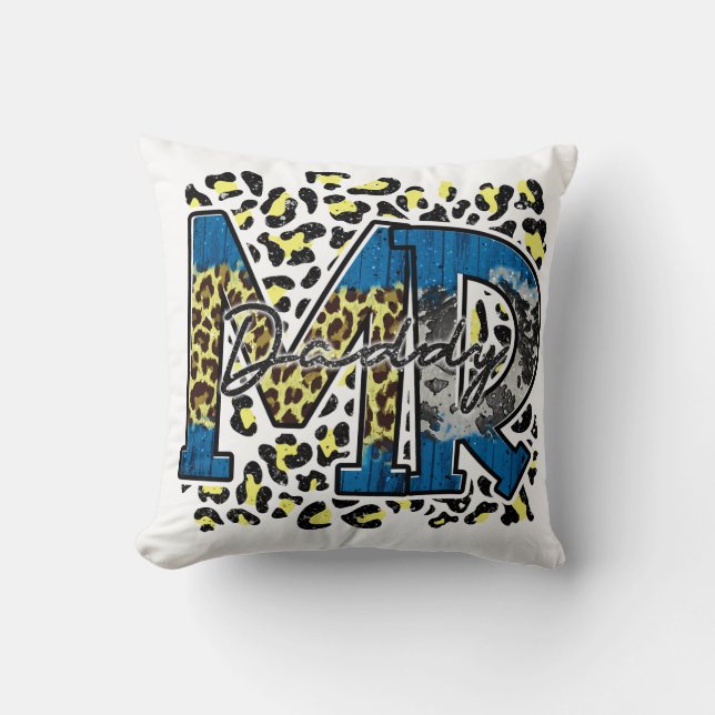 Mr Dad   Throw Pillow (Front)