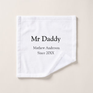 Mr Daddy since add year name parents father name g Wash Cloth
