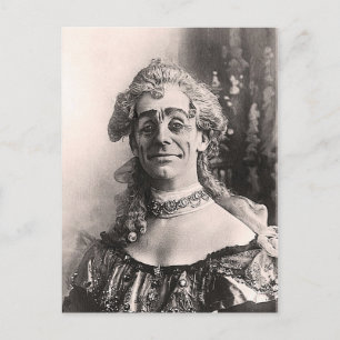 Mr Dan Leno as Mother Goose Postcard
