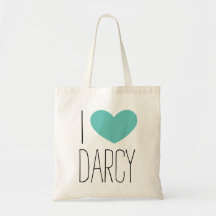 Mr. Darcy Natural Canvas Tote
