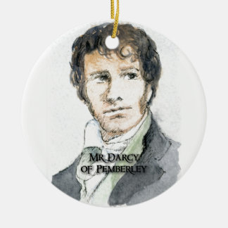 Mr Darcy of Pemberley Ceramic Ornament