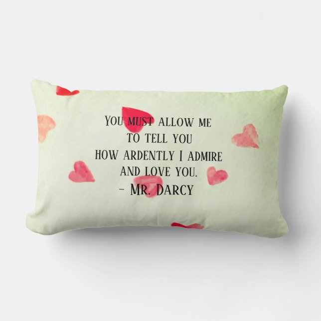 Mr. Darcy Pillow (Front)