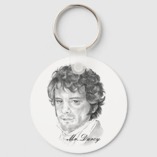 Mr. Darcy- Pride and Prejudice Keychain