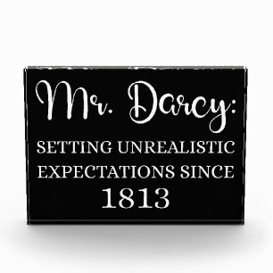 Mr. Darcy: Unrealistic Expectations Since 1813 I Photo Block