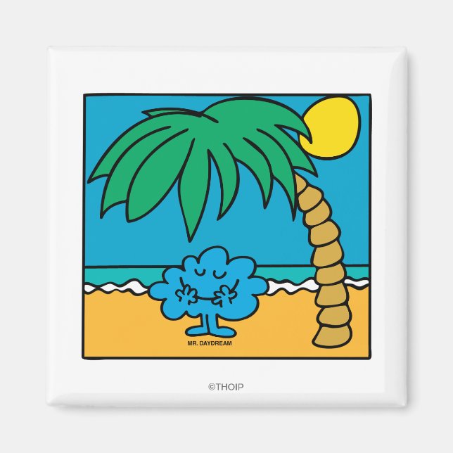 Mr. Daydream Beach Scene Magnet (Front)