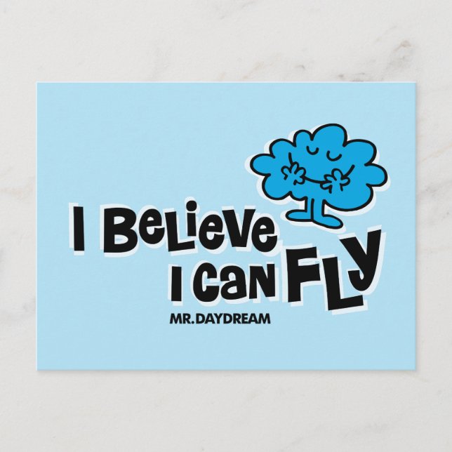 Mr. Daydream Believes He Can Fly Postcard (Front)