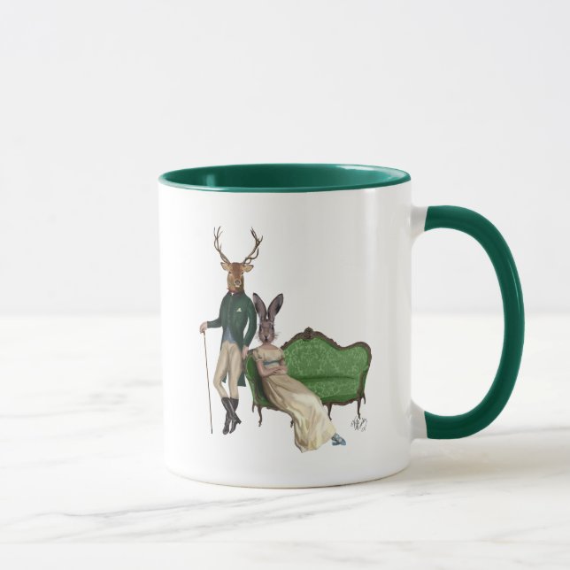 Mr Deer and Mrs Rabbit Mug (Right)