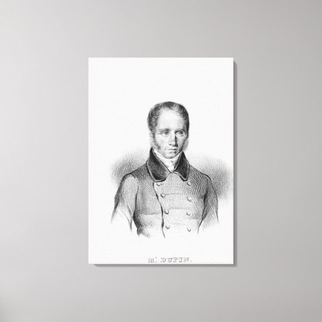 Mr Dupin Canvas Print (Front)