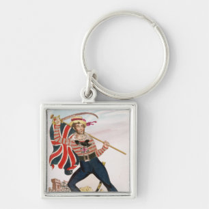 Mr E.F. Saville as 'Union Jack Keychain
