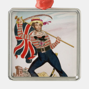 Mr E.F. Saville as 'Union Jack Metal Ornament
