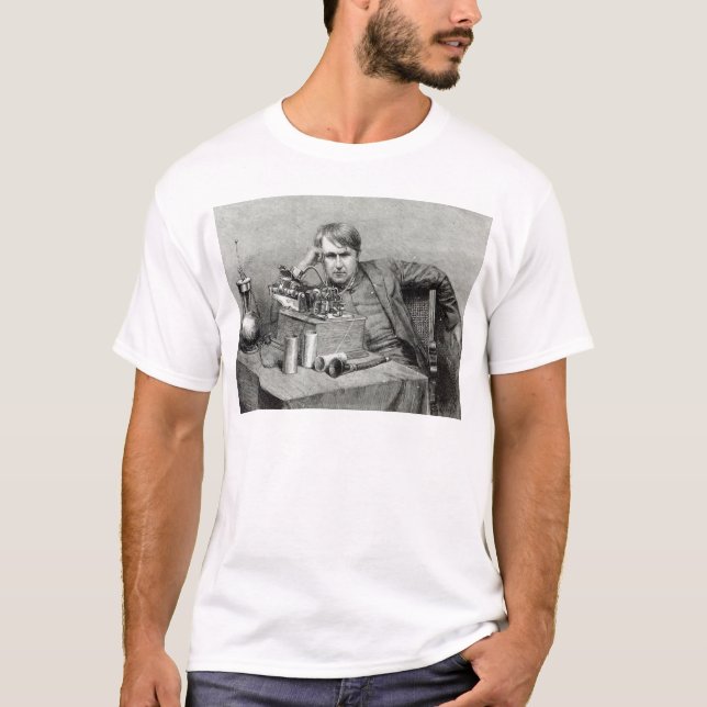 Mr.Edison's New Phonograph T-Shirt (Front)