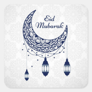 Mr. Eid Mubarak Square Sticker