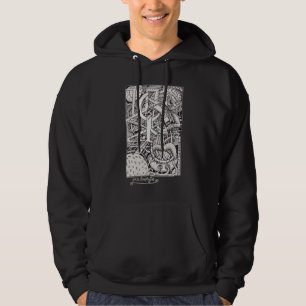 Mr Emptyful, ink drawing Hoodie