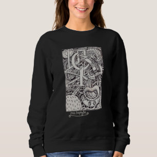 Mr Emptyful, ink drawing Sweatshirt