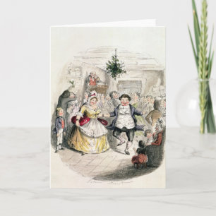 Mr. Fezziwig's Ball, from 'A Christmas Carol' Holiday Card
