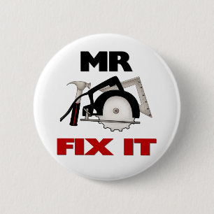Mr Fix It 2 Inch Round Button