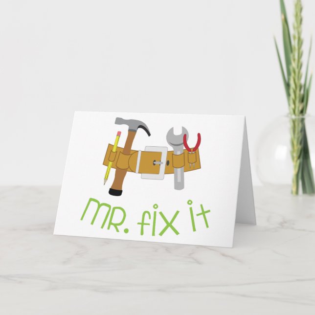 Mr Fix It Card (Front)