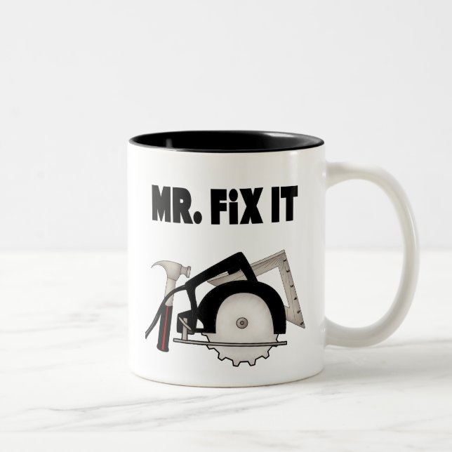 Mr Fix It Two-Tone Coffee Mug (Right)