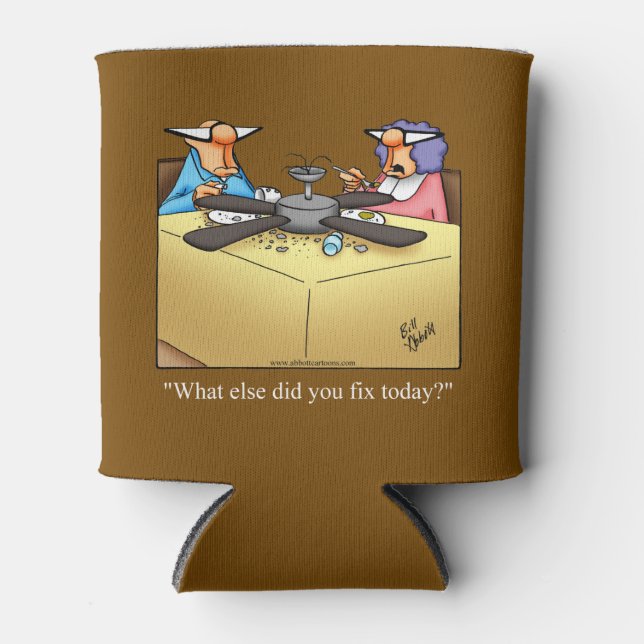  "Mr. Fixit" Humour Can Cooler Gift (Front)