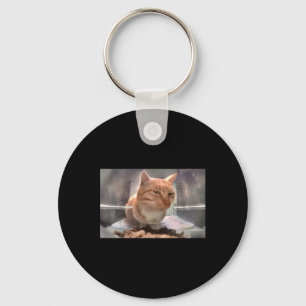 Mr Fresh Cat Meme Side Eye Cat  Keychain