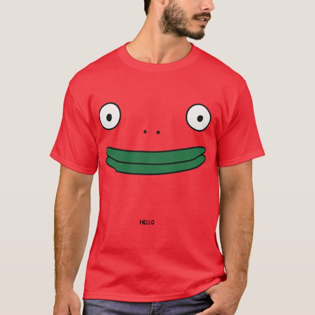 Mr Frog with hello boy T-Shirt (Front)