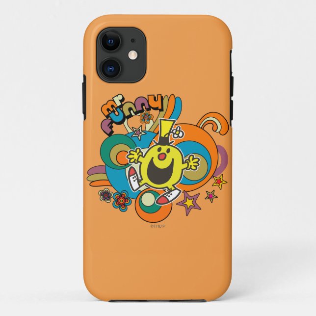 Mr. Funny | Colorful Stars & Swirls Case-Mate iPhone Case (Back)