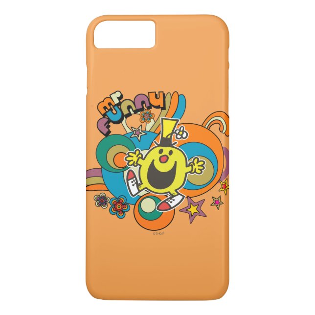 Mr. Funny | Colorful Stars & Swirls Case-Mate iPhone Case (Back)