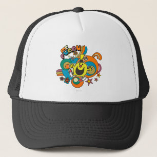 Mr. Funny Colourful Stars & Swirls Trucker Hat