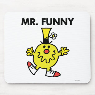 Mr. Funny Funny Face Mouse Pad