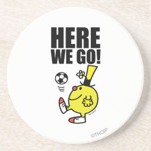 Mr. Funny Juggling A Soccer Ball Coaster