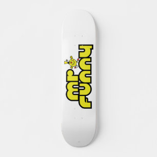 Mr. Funny Yellow Lettering Skateboard