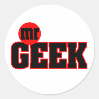 Mr Geek Sticker