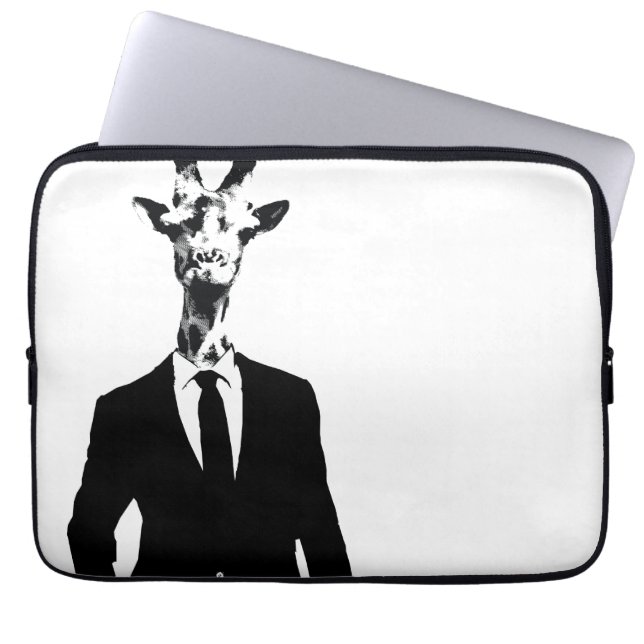 Mr Giraffe Laptop Cover (Front)