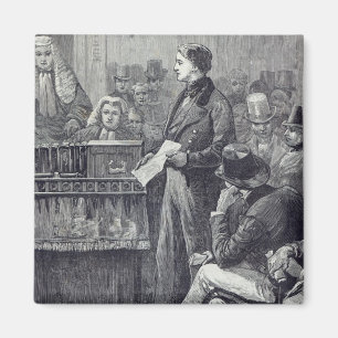 Mr Gladstone delivering his Maiden Speech Magnet