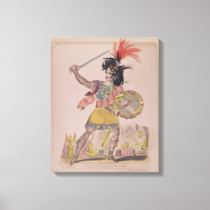 Mr. Gomersall in the role of Earl Douglas Canvas Print