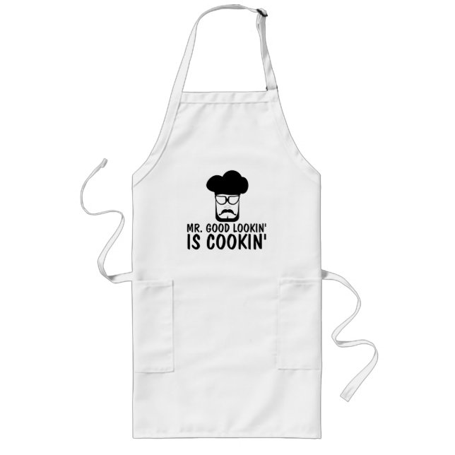 Mr. Good Lookin Chef's Apron (Front)
