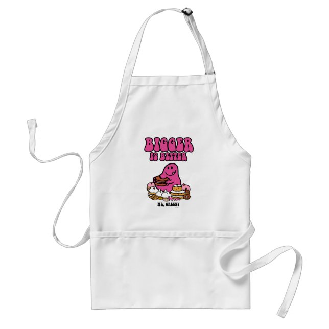 Mr. Greedy | Bigger Is Better Standard Apron (Front)