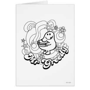Mr. Greedy Black & White Swirls & Stars