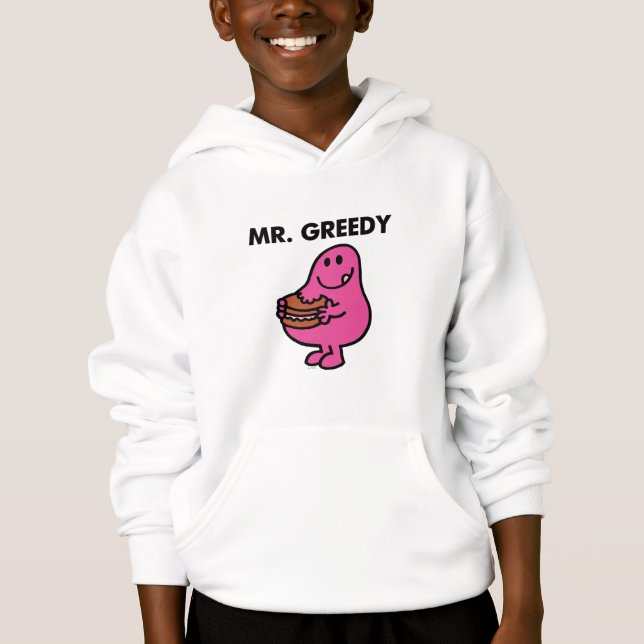Mr. Greedy Eating Cake (Front)