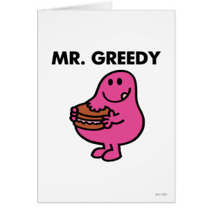 Mr. Greedy Eating Cake