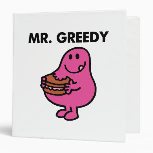 Mr. Greedy Eating Cake Binder