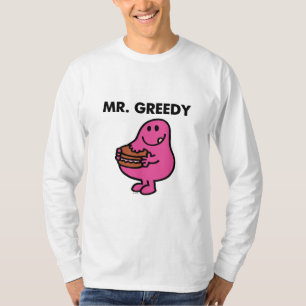 Mr. Greedy Eating Cake T-Shirt