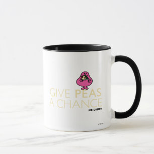 Mr. Greedy   Give Peas A Chance Mug